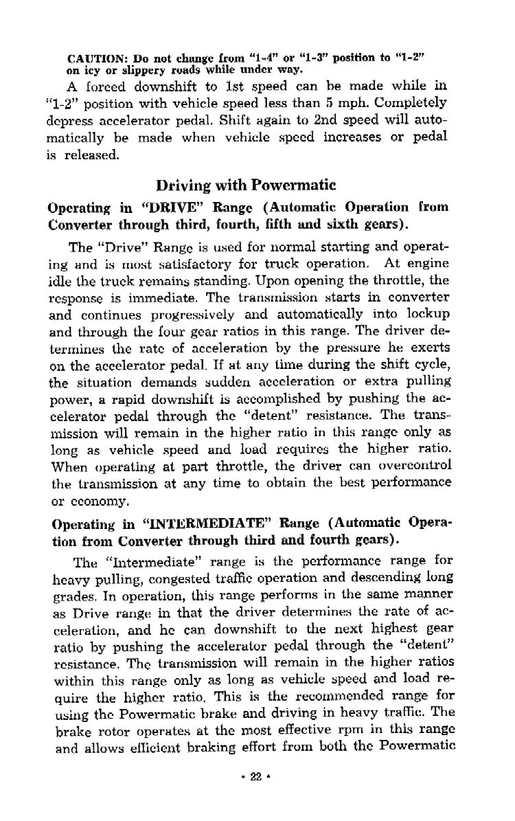 1956 Chevrolet Trucks Operators Manual Page 87